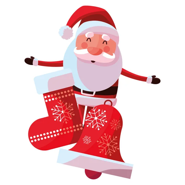 Noël santa claus design — Image vectorielle