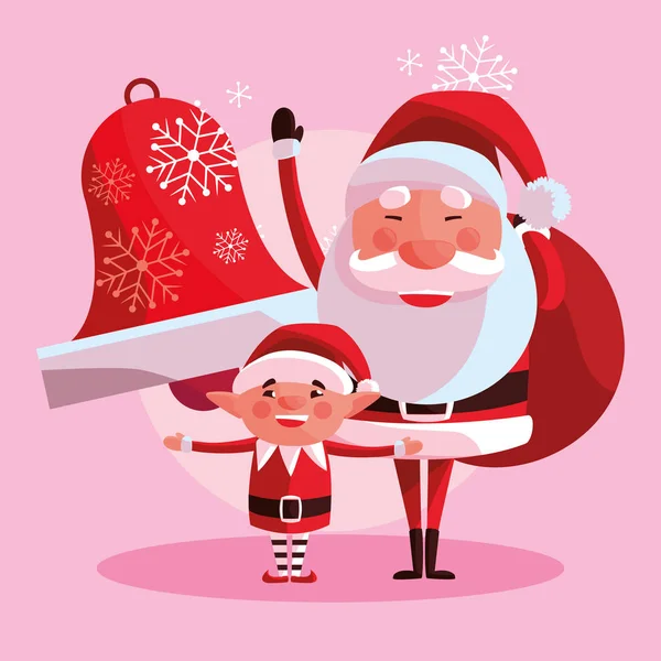 Navidad Santa Claus diseño — Archivo Imágenes Vectoriales