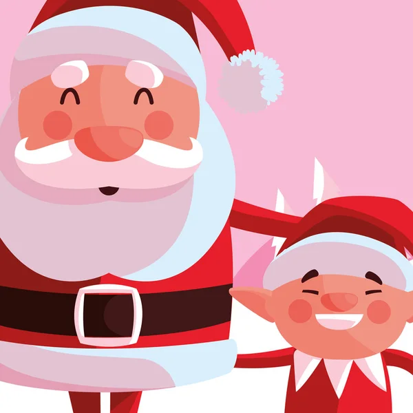 Navidad Santa Claus diseño — Archivo Imágenes Vectoriales