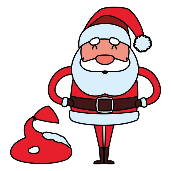 Рождественский дизайн Санта-Клауса — стоковый вектор