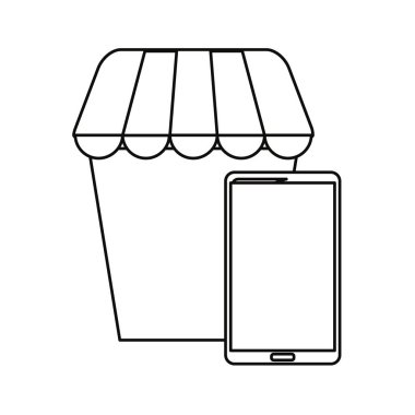 Çevrimiçi alışveriş kavramı