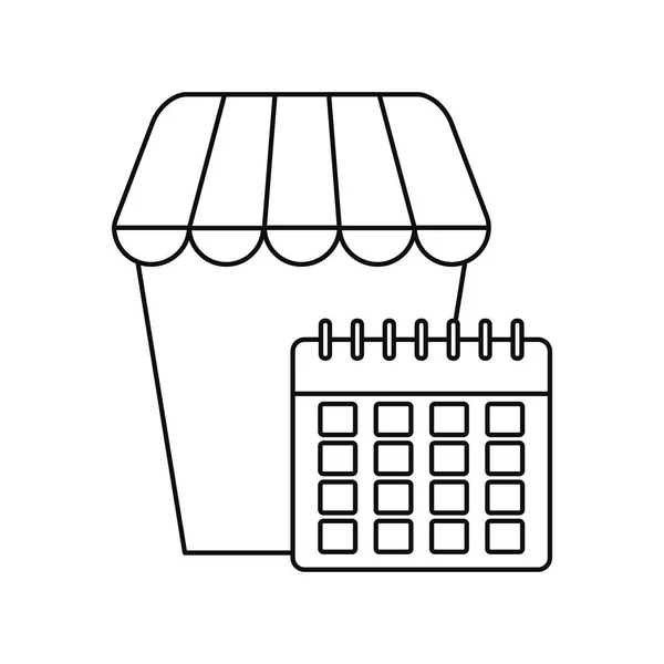 Concepto de compras online — Vector de stock