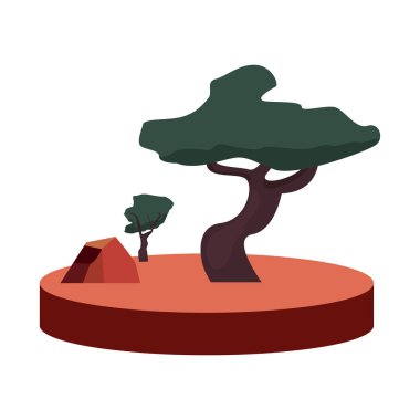 Beyaz arka plan açık havada ağaç orman