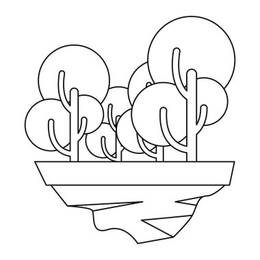 Beyaz arka plan açık havada ağaç orman