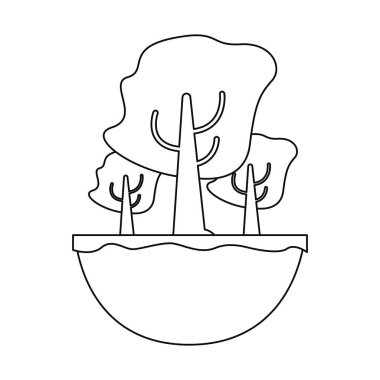 Beyaz arka plan açık havada ağaç orman