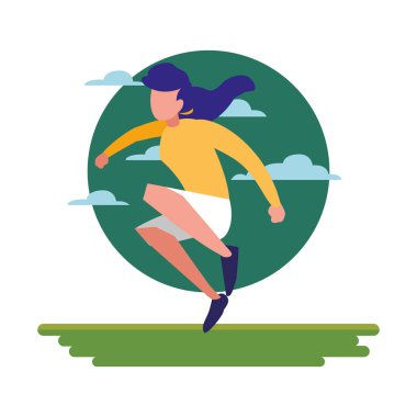 kadın egzersiz pratik doğal açık