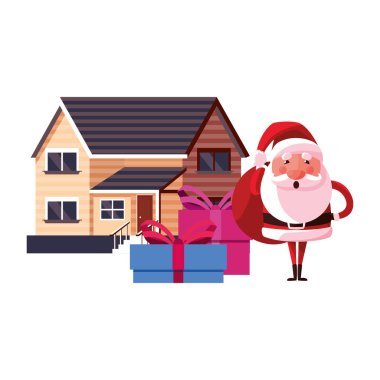 Noel Noel Baba çanta hediye ev