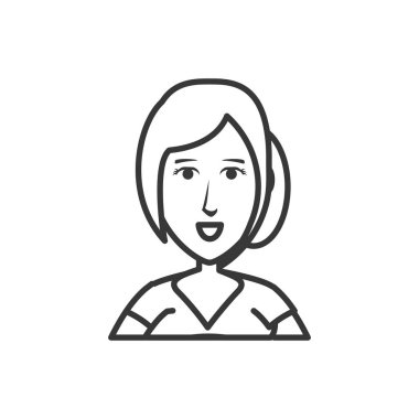 genç kadın avatar karakter