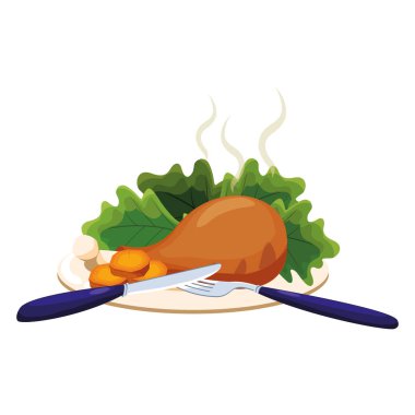 kavrulmuş tavuk uyluk