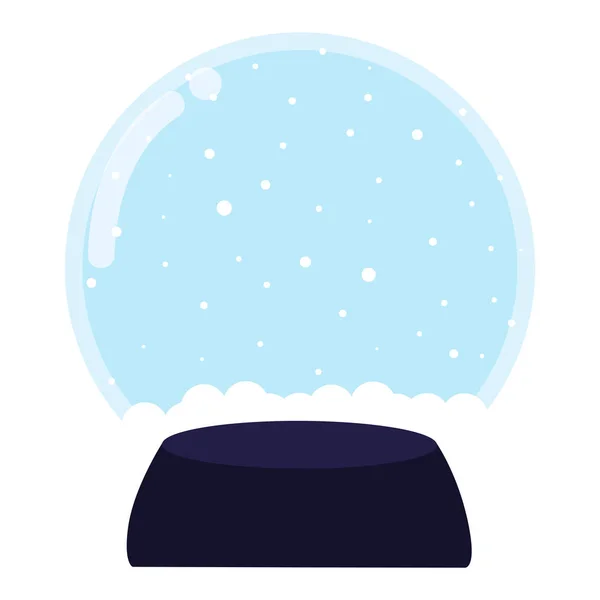 圣诞雪球图标 — 图库矢量图片
