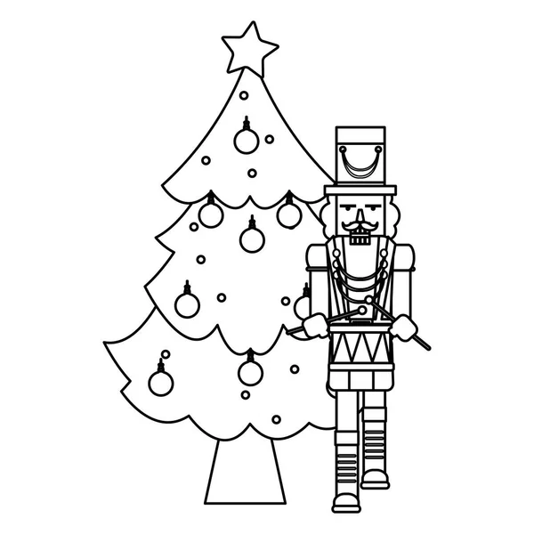 Karácsonyfa design — Stock Vector