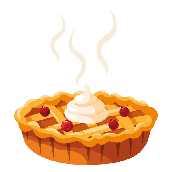 Sweet pie design — Stock Vector