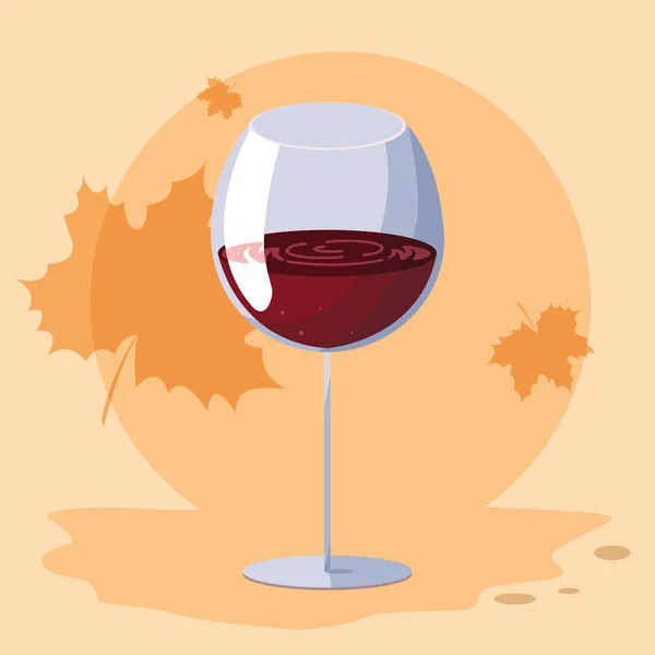 Icono de copa de vino — Vector de stock