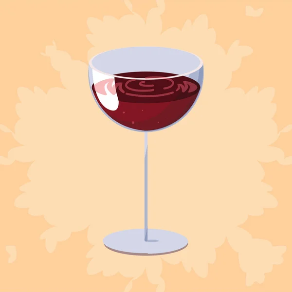 Weinglas-Ikone — Stockvektor
