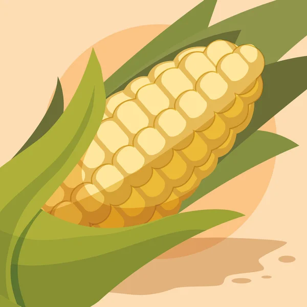 Obraz ikony kukurydzy — Wektor stockowy