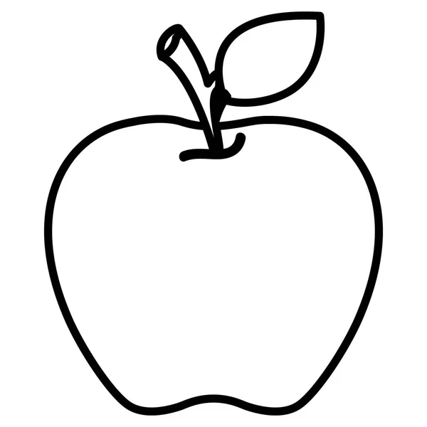 Desenho de fruta de maçã — Vetor de Stock