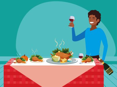 Şükran günü kutlama Tasarla