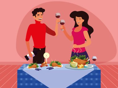 Şükran günü kutlama Tasarla