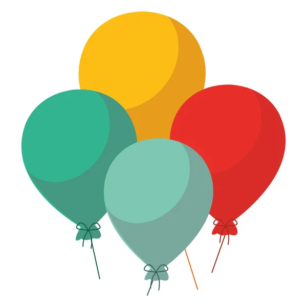 Design balões coloridos — Vetor de Stock