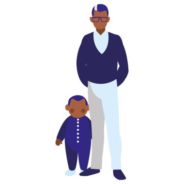 Adam ve bebek tasarım