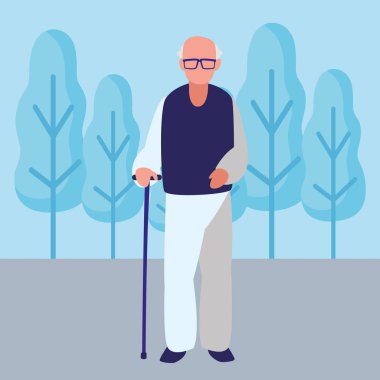 yaşlı adam simgesi