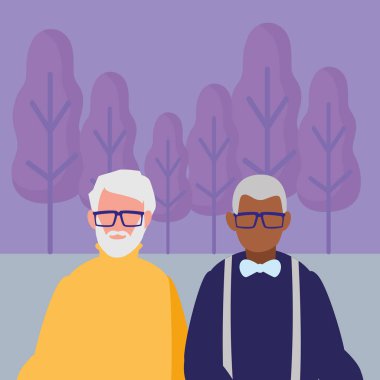 Yaşlı adamlar tasarım