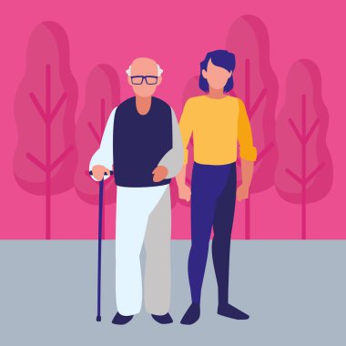 Yaşlı adamlar tasarım