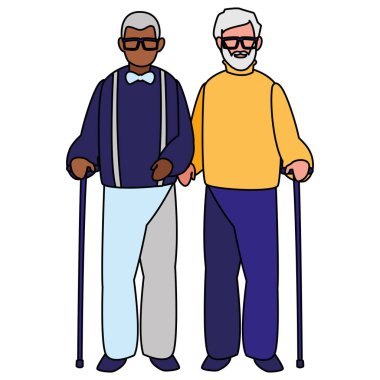 Yaşlı adamlar tasarım