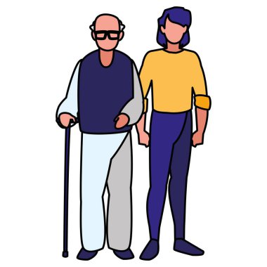 Yaşlı adamlar tasarım