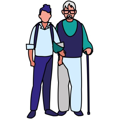 Yaşlı adamlar tasarım