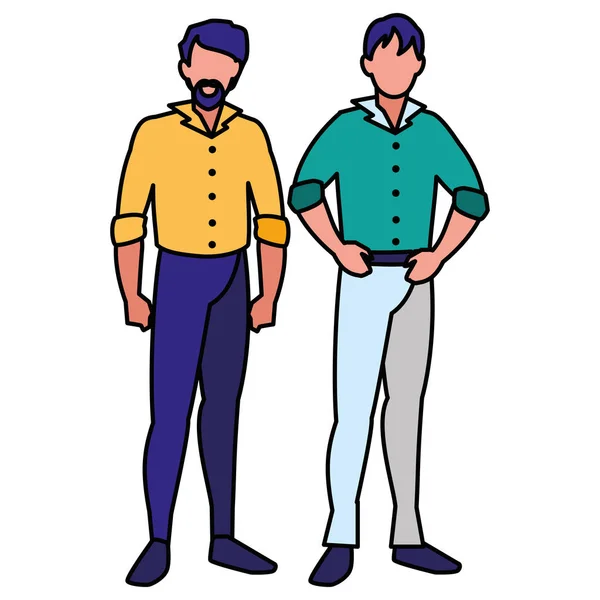 Diseño de hombres Avatar — Vector de stock