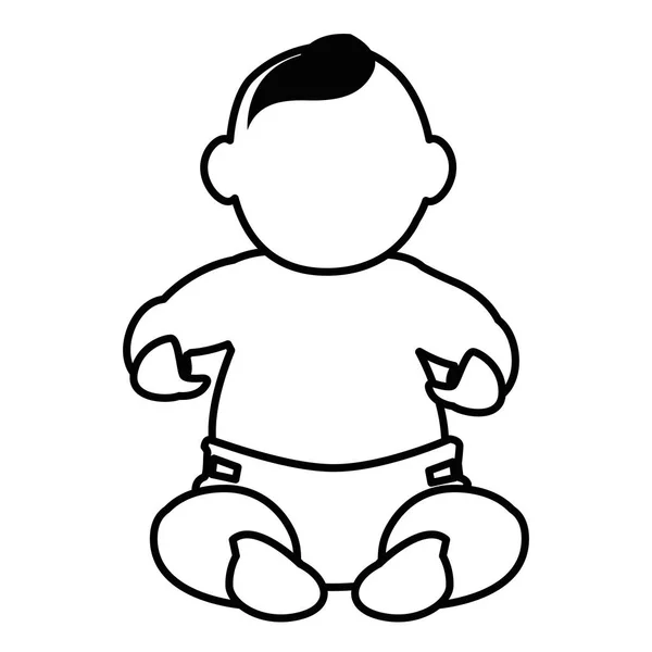 Niedliches Babydesign — Stockvektor