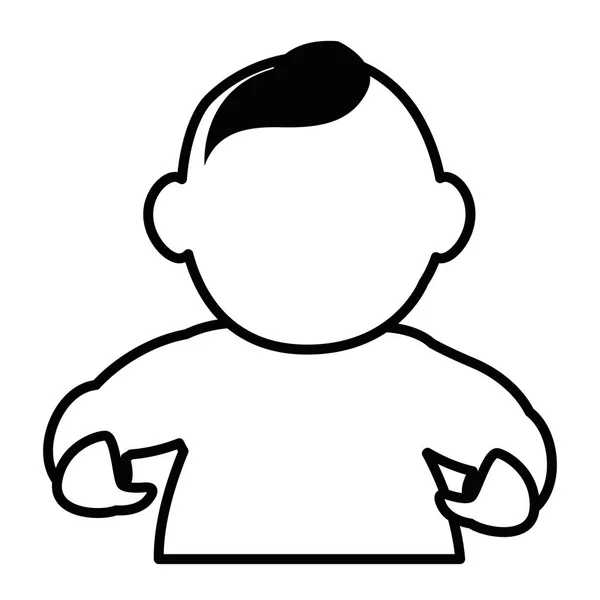 Icono de bebé Avatar — Vector de stock