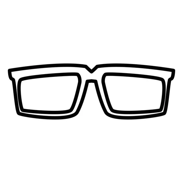 Зображення піктограми окуляри — стоковий вектор