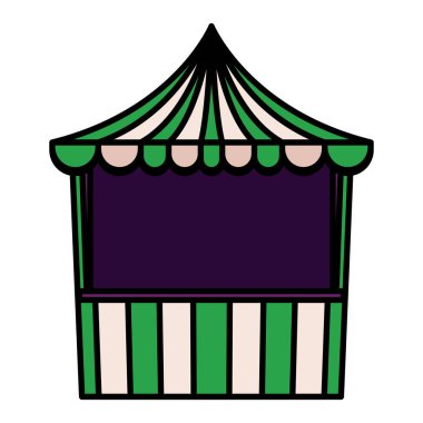 Karnaval kiosk eğlence simgesi