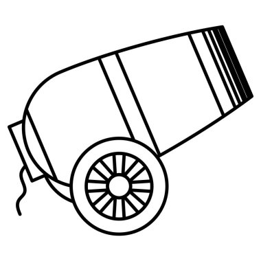 sirk canon izole simgesi