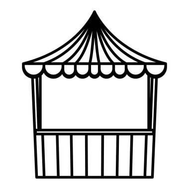 Karnaval kiosk eğlence simgesi
