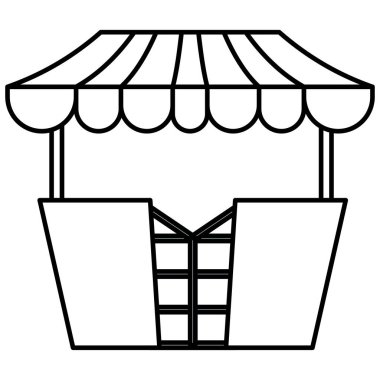 Karnaval kiosk eğlence simgesi