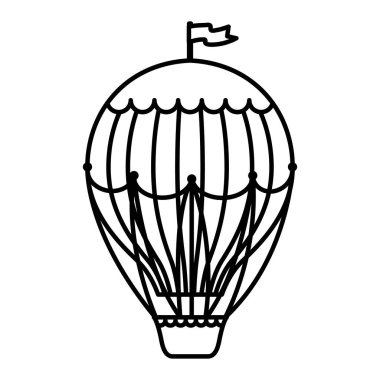 uçan balon hava sıcak