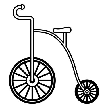 sevimli trycicle oyuncak simgesi