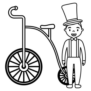 sevimli trycicle oyuncak simgesi