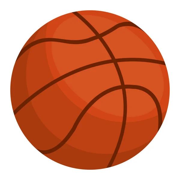 Baloncesto globo deporte icono — Vector de stock