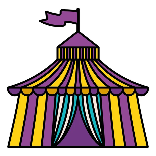 Икона развлечений в цирке — стоковый вектор