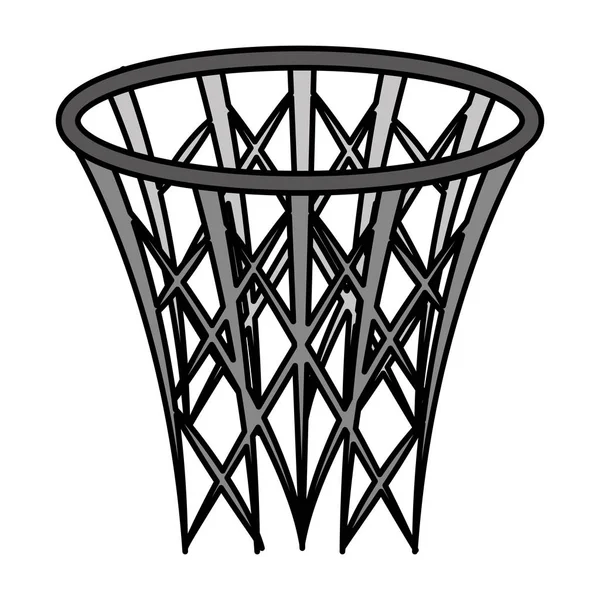 Basketball basket sport icon — Stock Vector