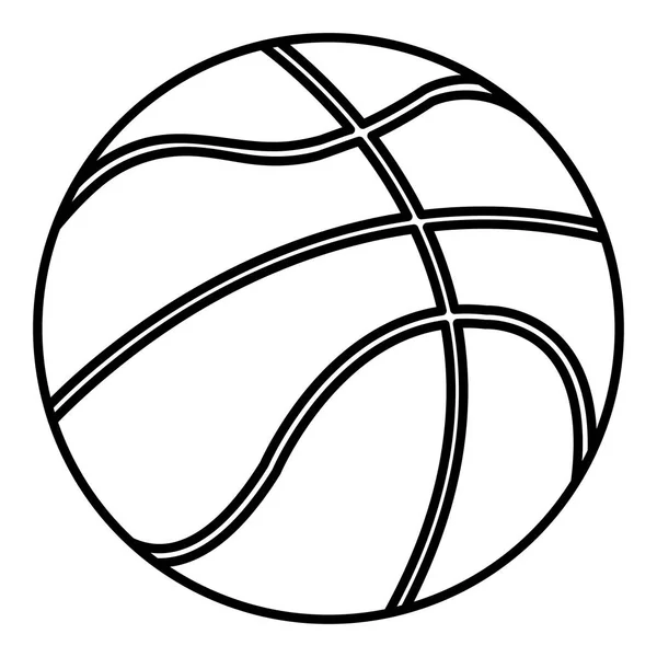 Εικονίδιο άθλημα του μπάσκετ μπαλόνι — Διανυσματικό Αρχείο