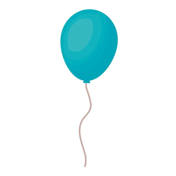 Ballon Helium schwimmende Ikone — Stockvektor