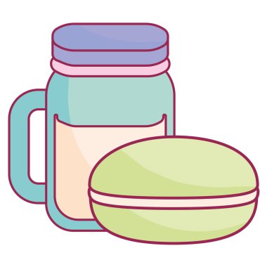 şirin içecek kavanoz şeker ile