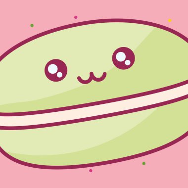 tatlı şeker kawaii karakter