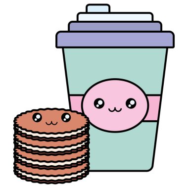 plastik kap kap ve çerezleri kawaii karakterler