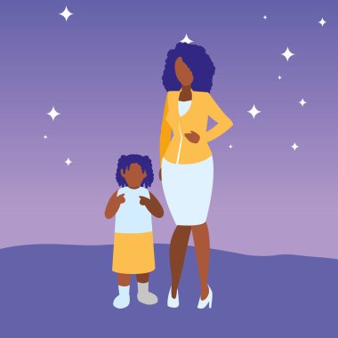 siyah Anne kızı karakterlerle